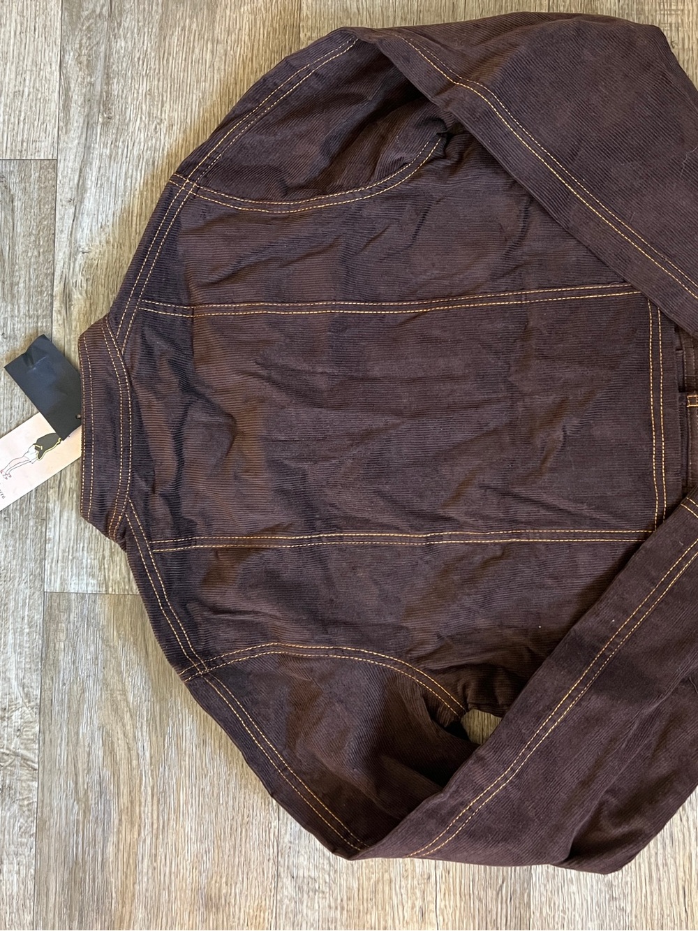 Rowing Blazers Women’s Corduroy Jacket in Brown 100% Cotton - Picture 6 of 7